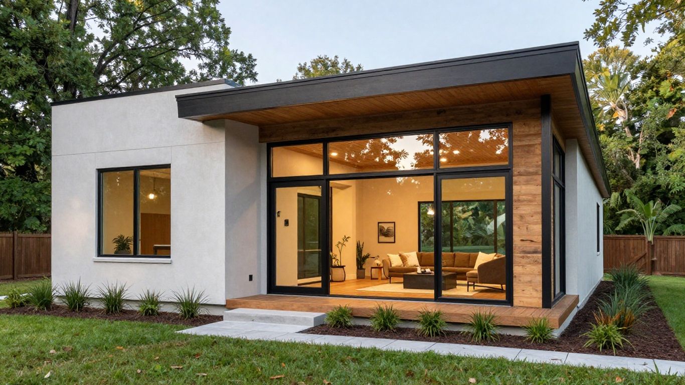 Dacula Georgia home with bump out addition