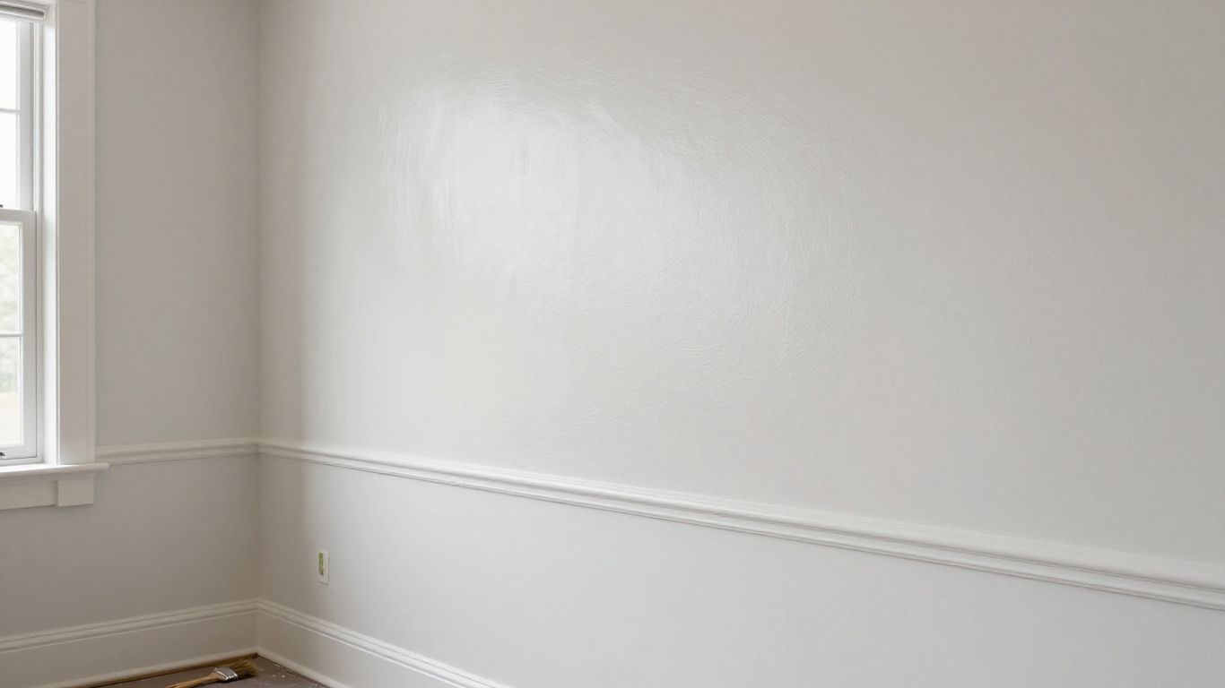 Professionally painted interior wall in a Georgia home.