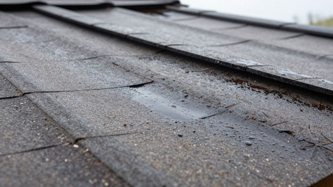 Dacula Georgia roof leak repair close-up