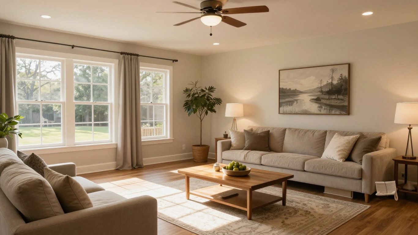 Finished basement in Suwanee, Georgia