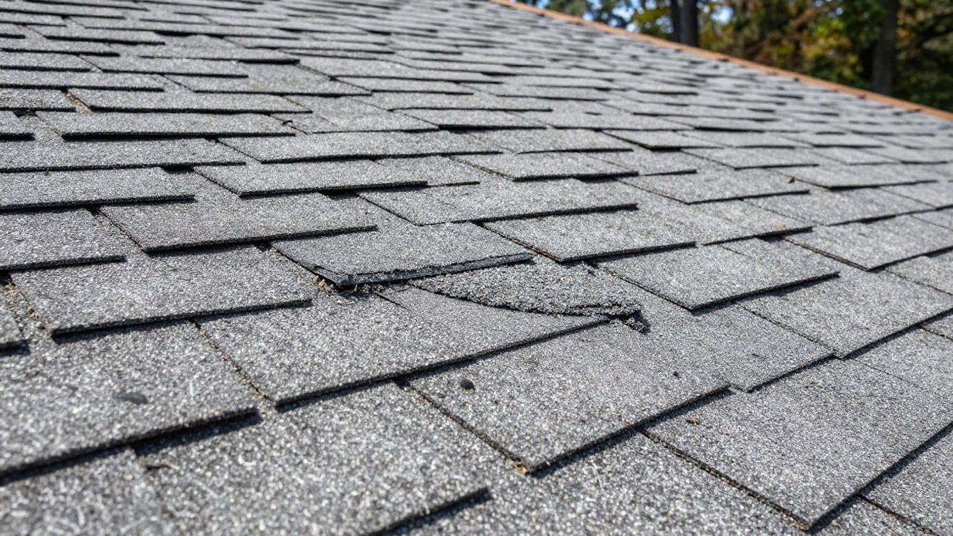 Dacula Georgia roof patch repair close-up