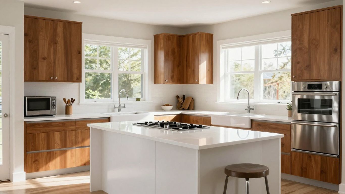 Modern kitchen remodel in Suwanee, Georgia.
