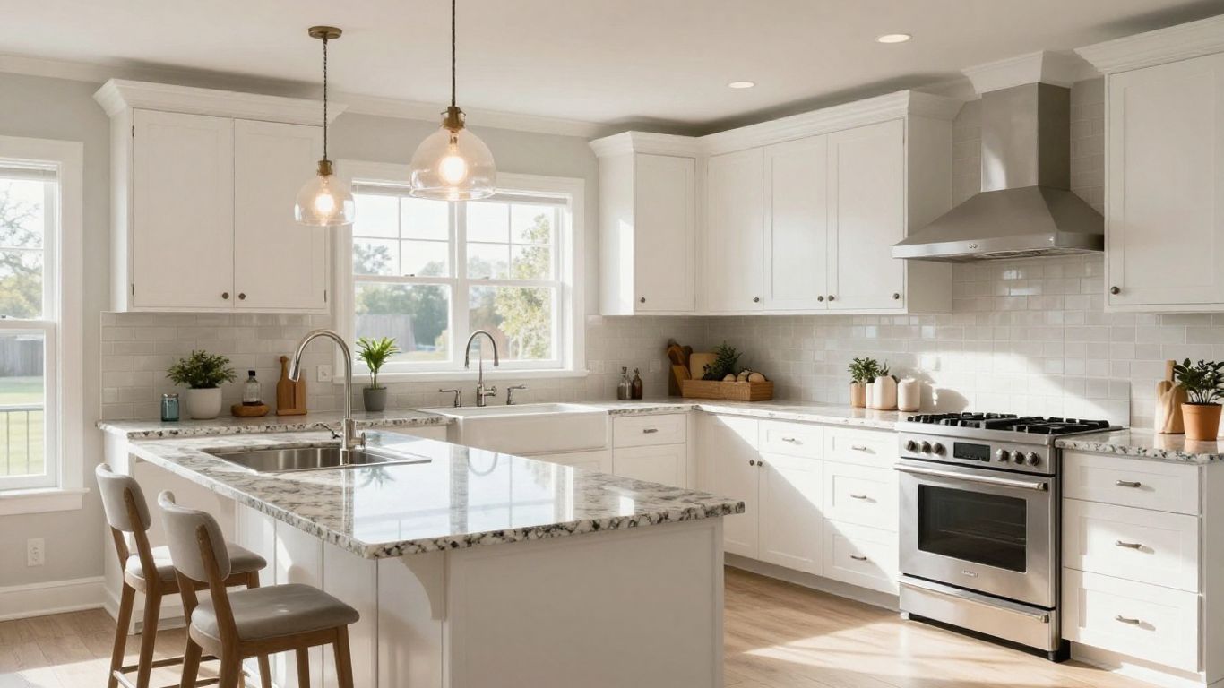 Modern kitchen remodel in Suwanee, Georgia.